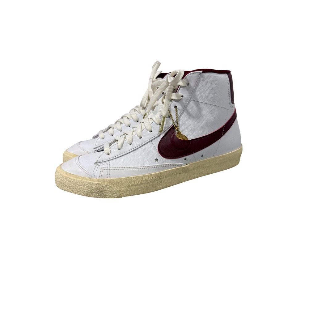 Nike Blazer Mid 77 White Team Red Gold Star Sisterhood DV7003-100 Womens 11